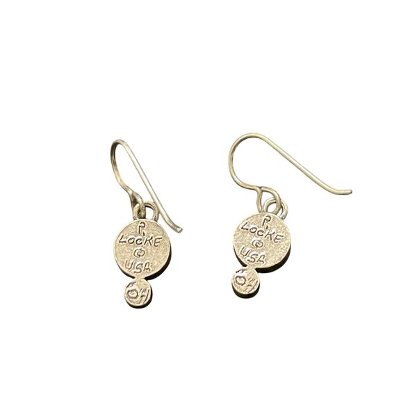 Patricia Locke Handmade Silver & Purple Green Crystal Drop Earrings - Picture 5 of 6